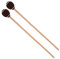 Eujgoov Marimba Schlägel, Holzschlägel Marimba Percussion Schlägel Wolle Kugelkopf Schlägel mit Ahorngriff 1 Paar(Brauner Kopf)