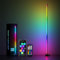MIWATT Lampadaire LED d'Angle, 143cm Lampe sur Pied RGB avec APP Contrôle et Télécommande, Musique Sync&16 Millions Couleurs, Lampadaire Salon pour Chambre, Salle de Jeux & Décoration de Fête