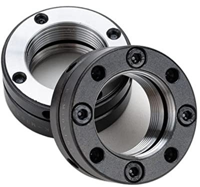 Axiale Präzisions-Sicherungsmutter vom Typ K, runde selbstsichernde Mutter mit Verliersicherung und Rücklaufsperre, Kugelumlaufspindel-Lagermutter für Werkzeugmaschinen,K-M28 * 1,5 P [1 Stück]