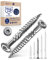 Vis de terrasse 5x60 acier inoxydable C1 Vis Torx 5mm d'épaisseur 25 vis à bois Torx 60mm de long vis en acier inoxydable durci bois