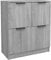 vidaXL Buffet Armoire de Rangement Meuble de Rangement Armoire Latérale Salle de Séjour Salon Intérieur Sonoma Gris 60x30x70 cm Bois d'Ingénierie