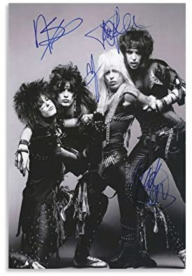 Shenywell Wanddeko Poster Mick Mars, Nikki Sixx, Kane Roberts 60x80cm Kein Rahmen