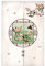 Surwin Style Chinoise Rideau de Porte Japonais Long Tapisserie Noren en Lin Fenêtre Rideaux Panneau Tenture Tapisserie Décoration pour Cuisine Chambre Décoration de Maison (85x180cm,Fleur pêche)