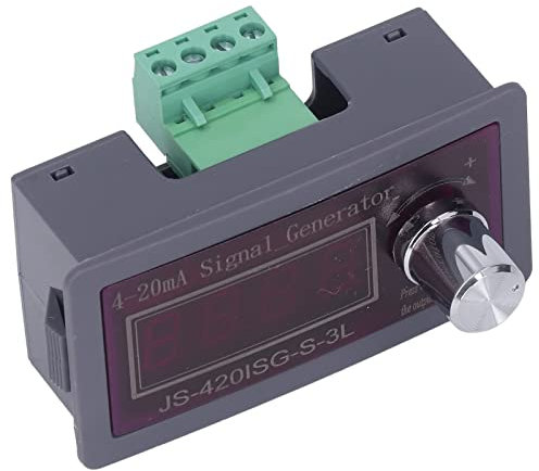 Générateur de Signal DC0-10V 4-20Ma, Générateur de Signal de Tension de Courant, Kit de Générateur de Signal Drok Multifonctionnel, Affichage Réglable à 4 Chiffres pour Générateur de Signal