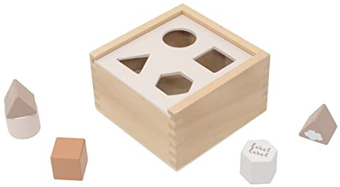 Label Label Shape Sorting Box Nougat