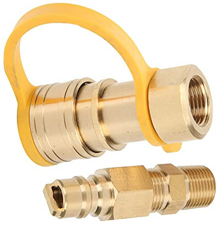 Adattatore per Serbatoio del Gas, Attacco rapido per propano Sicuro per rimorchio da Viaggio per