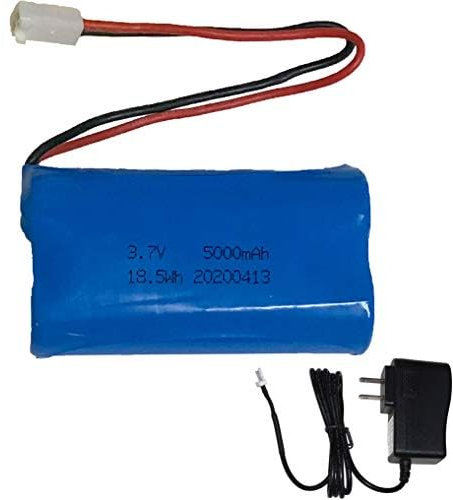 Batterie De Remplacement 3.7 V 5000 MAh 2 Cellules Lithium-ION 18650 18.5 Wh avec Connecteurs MTA-100 À 2 Broches