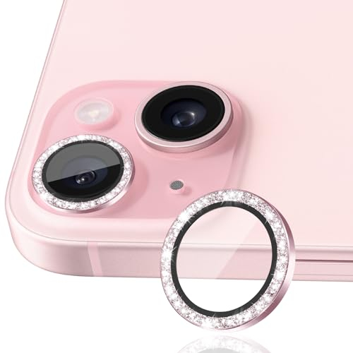 LEOEASIY 2 Stück Kameraschutz für iPhone 15 6,1 Zoll und iPhone 15 Plus 6,7 Zoll iphone 15 Kamera Schutz iphone 15 Plus Kameraschutz iPhone 15 Panzerglas Kamera Kamera Schutzfolie Härte