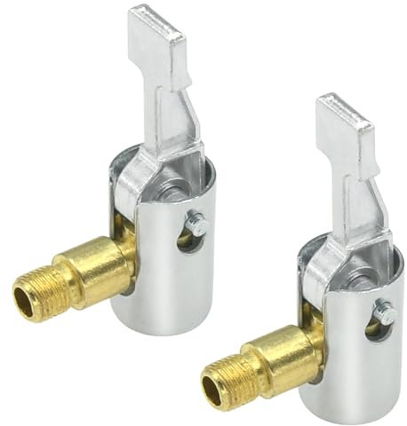 2 PCS Tire Air Chucks,Air Inflator Pump Hose Adapter for Standard Car Tires Fast Connection