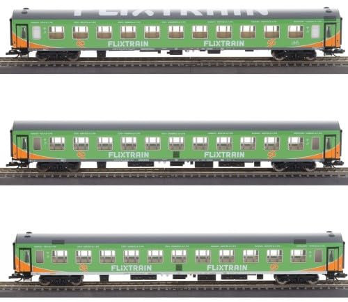 Tillig 01030 Flixtrain Kit de Wagon de Voyage Type Halberstadt, Ep. VI