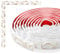TECDW Bandes décoratives murales flexibles, bandes décoratives murales autocollantes, DIY moulure encadrement, pour armoires, bords de murs, décoration de la maison (Blanc avec or, 3 mètres)