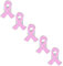 Pins Octobre Rose 2024 - Broche de Sensibilisation Cancer du Sein - Accessoires Mode Élégant - Ruban Fer Épinglettes pour Femme (5PC)