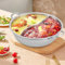 Acero inoxidable doble Shabu Shabu, cocina Hot Pot Cooking Sopa Divider Shabu Olla de acero inoxidable con tapa para cocinas de inducción, cocinas de gas, cocinas eléctricas (28 cm)