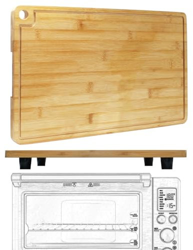 laffeya Counter Top Chopping Board, Cutting Board for Ninja Flip Air Fryer SP101 SP201 SP301 SP351 DCT401 DCT402 DCT451, Space Save Boards for Breville (Beige, 44.6 * 27.6 * 3.6cm)