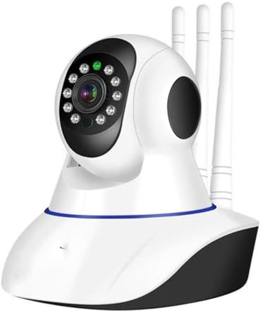 AntDau71® - IP Cam Motorizzata con 3 Antenne, 720p, Visione Notturna, Audio Bidirezionale, 11 LED IR, Basso Consumo 5W - Per Sicurezza e Videosorveglianza - CW980