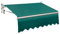 Tenda da Sole per Esterni, Tenda da Sole Retrattile per Patio, Design in PVC Altamente Impermeabile, Telaio in Lega di Alluminio Ispessito, per Porte, Finestre E Ponti
