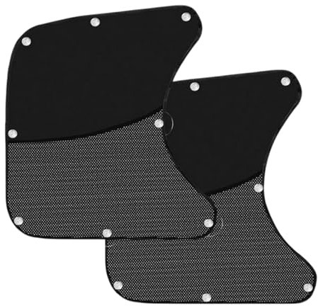 Djowyh Lot de 2 pare-soleils latéraux de voiture | Lot de 2 pare-soleil pour fenêtre latérale pour camping-car | Amovible et pliable avec ventouse pour passagers voyages