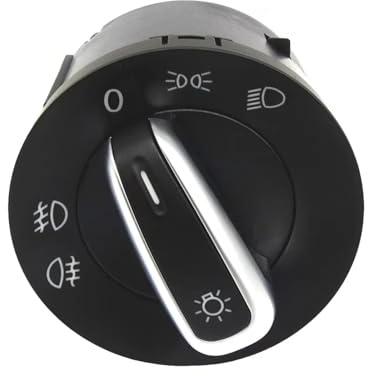 Lichtschalter Kompatibel Mit VW Für Caddy 2004 2005 2006 2007 2008 Für Kaninchen 2009 Auto-Scheinwerfer-Nebelscheinwerferschalter 3C8941431C
