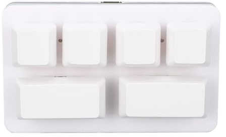 Bewinner Mechanische Gaming-Tastatur mit 6 Tasten, Einhändig Programmierbare Makro-OSU-Tastatur, Kabelgebundene - mit RGB-Hintergrundbeleuchtung für PC