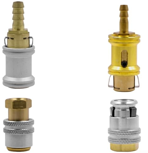 Adaptateur de buse de gonflage de pneu autobloquant, connexion rapide en laiton, raccord pour tuyau d'air, avec mécanisme d'étanchéité automatique et résistance à haute pression pour la plupart des