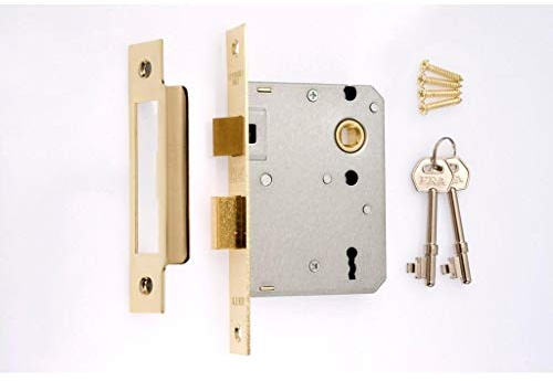 ERA 3 Lever 76mm Mortice Sashlock Polished Nickel Finish