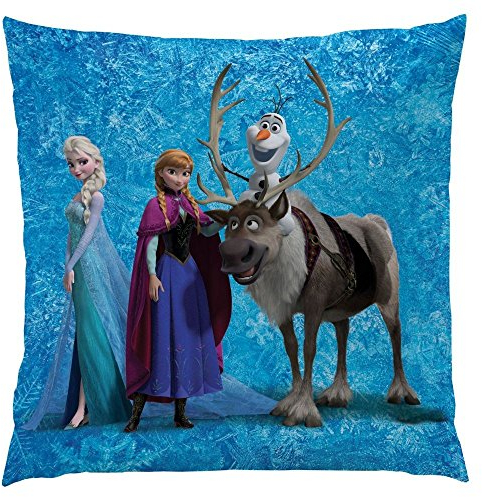 Die Eiskönigin Team | Kinder Kissen 40 x 40 cm | Disney Frozen | Dekokissen