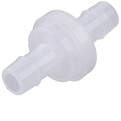 beler 8 mm 1/4 en plastique à une voie en ligne clapet anti-retour non retour ajustement pour carburant diesel gaz air liquide (Rempli par hermeshine)