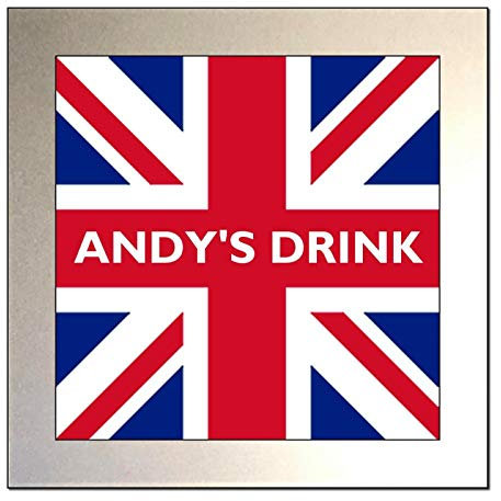 Key Expressions Personalised TRADITIONAL UNION JACK Glass Drinks Coaster