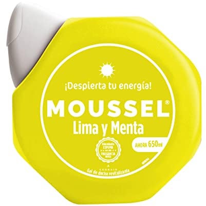 Moussel Gel de Ducha Revitalizante con Lima y Menta 650ml