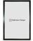 Stallmann Design 'My Frames' Bilderrahmen 45 x 60 cm | Farbe: Schwarz-Silber | eleganter Rahmen - schwarzes Finish - Kante silber