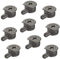 Gedotec Möbelverbinder Exzenter Schrank-Verbinder ONEFIX | Verbindungsbeschlag Kunststoff weiß | Eck-Verbinder für Holz-Dicke ab 15 mm | MADE IN GERMANY | 20 Stück - Korpus-Verbinder für Möbel