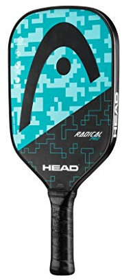 HEAD Raqueta de Pickleball de Fibra de Vidrio Radical Pro con Textura con núcleo de polímero de Panal y Agarre cómodo