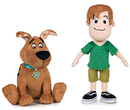 SCOOB! Plüschtiere Neuer Film Superweiche Qualität (760018779) (28CM, Junger Scooby + Shaggy)