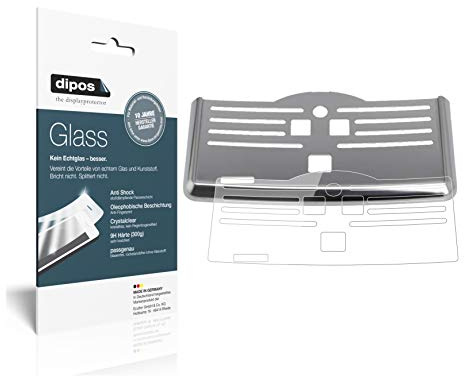 dipos 2x Displayschutzfolie 9H klar für SAECO Incanto HD8919/01 Tropfblech | Bricht und splittert nicht, kein Echtglas, Anti-Shock, passt perfekt, kratzfest, blasenfrei, hüllenfreundlich, selbstklebend