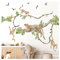 Grandora XXL Dschungel Wandtattoo Tiere Wandsticker Kinderzimmer DL805-4