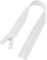 Aerzetix - C60891 - Set di 10 Cerniere Invisibili 30cm Non separabili - Cerniera Lampo - Colore Bianco - pelletteria Jeans Pantaloni Vestito Gonna Abbigliamento Cucito