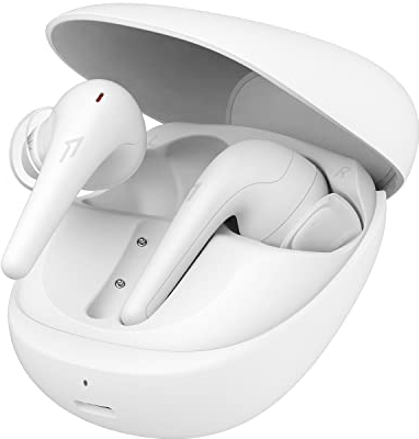 1MORE Aero Bluetooth Kopfhörer Kabellos mit Räumlichem Audio, 42dB Adaptive Aktive Geräuschunterdrückung, Benutzerdefinierte EQ, 10mm Treiber, 6 Mikrofone, 28H Spielzeit, kabelloses Laden