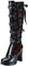 Bows Cosplay Cuoio Legato Croce Fashion Donne Scarpe Gotico Boots Kneeth Piattaforma Stivali da Donna Stivali Scarpe Originali