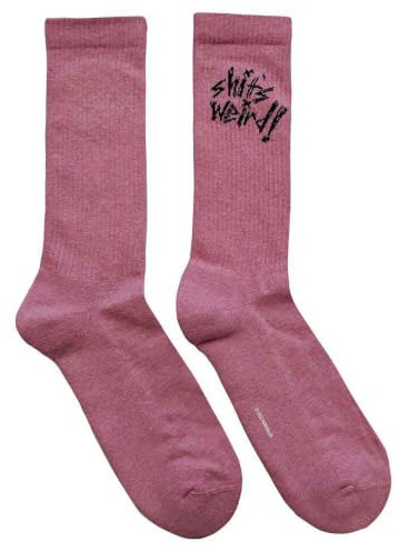 Yungblud Unisex Adult Weird! Socks (7 UK-11 UK) (Pink)