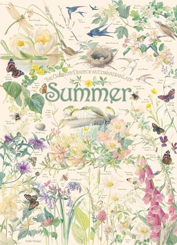 Cobble Hill 1000 Teile Puzzle – Landtagebuch: Sommer – Musterposter im Lieferumfang enthalten