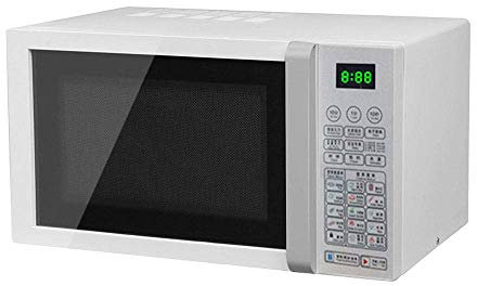 Mikrowellenherd, 23 l, großes Fassungsvermögen, Digitalanzeige 800 W, 14 voreingestellte Rezepte, Verfahrensspeicher, automatisches Auftauen, Solo-Mikrowellenherd für Standardgröße von Esste