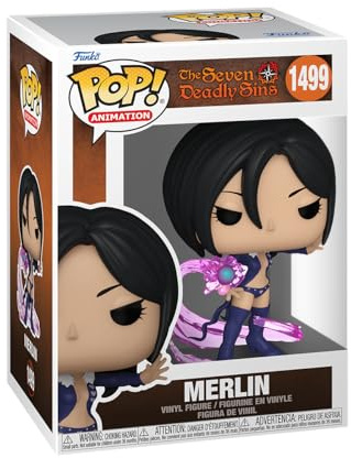 Funko POP! Animation: Sieben Todsünden - Merlin - Sammelfigur aus Vinyl - Offizielle Merchandise - Spielzeug für Kinder & Erwachsene - Anime-Fans und Display