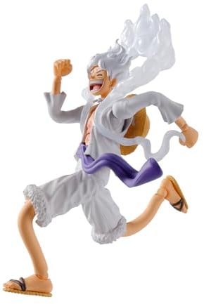 TAMASHII NATIONS One Piece S.H. Figuarts Actionfigur Monkey D. Ruffy Gear 5 15 cm