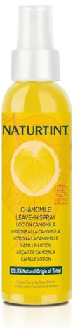 Naturtint | Kamillenlotion | Aufhellende Haarbehandlung | Goldene Reflexe | Haarschutz mit Sonnenschutz | ECOCERT | 99,5% natürliche Inhaltsstoffe, 125 ml