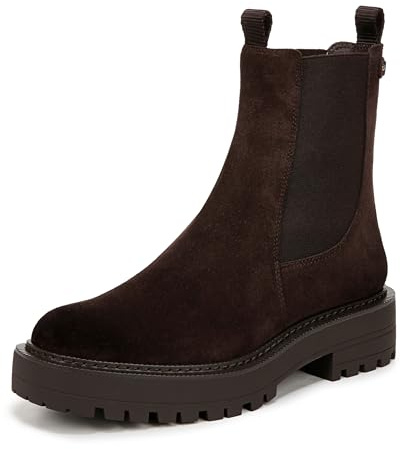 Sam Edelman Women's Laguna Chelsea Boot Chocolate Brown 7 Medium