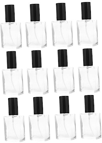 MAGICLULU 12 Stück Nachfüllbare Parfümzerstäuber aus Glas 15ml Leicht und Praktisch für Unterwegs und Einfaches Tragen