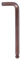QUARKZMAN Kugelkopf-Innensechskantschlüssel 14 mm S2-Stahl L-Form Langer Arm Sechskantschlüssel Metrische Schraubenschlüssel Reparaturwerkzeug für Heimreparaturen, Rot