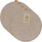 Miqio Design Filz Sitzkissen Rund mit Antirutschnoppen | 35cm | 4er-Set | Indoor und Outdoor | Nachhaltig aus recycelten PET Flaschen | Waschbare Stuhlkissen rutschfest | beige
