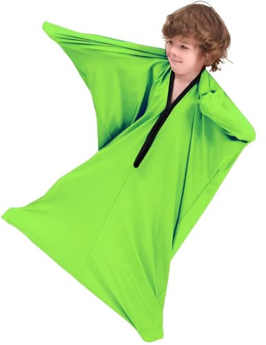 TRQQWEQQ Ganzkörper-Socken, sensorische Sox für Autismus, Kinder und Erwachsene, zum Stressabbauen, dehnbar, atmungsaktiv, gemütlich, sensorischer Sack, perfekt für Jungen und Mädchen mit sensorischer