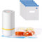 Mini saldatrice sottovuoto e sacchetti sottovuoto riutilizzabili, saldatrice portatile, saldatrice sottovuoto e sacchetti (5 pezzi) | QUICKSEAL